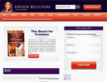 Tablet Screenshot of kingdomreflections.org